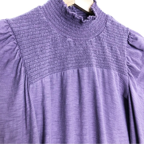 Nation, LTD, purple, smart, puff sleeve top - Picture 2 of 8